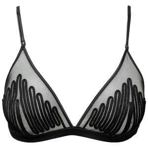 La Perla zigzag triangle bra, 34B